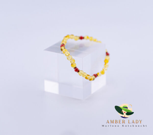 Baltic amber bracelet.