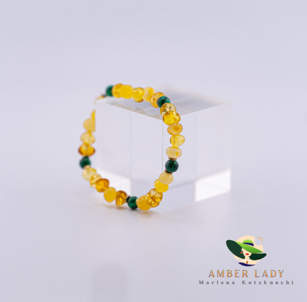 Baltic amber bracelet.