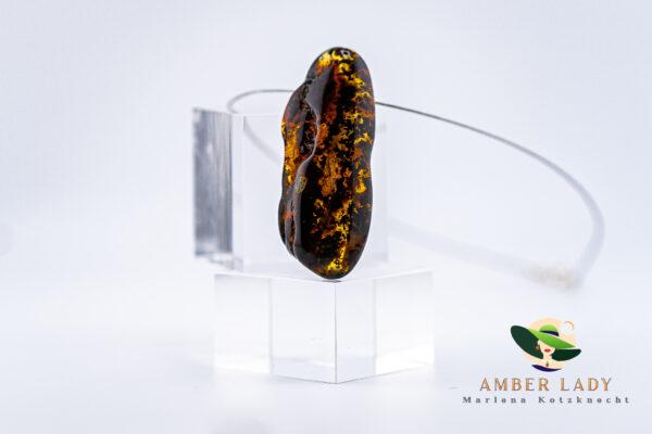 Baltic amber necklace.Total length 24cm.