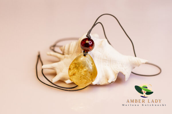 Baltic amber necklace.